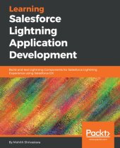 book Learning Salesforce Lightning application development build and test Lightning Components for Salesforce Lightning Experience using Salesforce DX