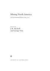 book Mining North America: an environmental history since 1522