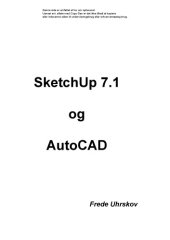 book SketchUp 7.1 og AutoCAD