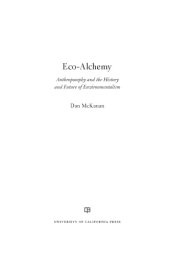 book Eco-alchemy: anthroposophy and the history and future of environmentalism