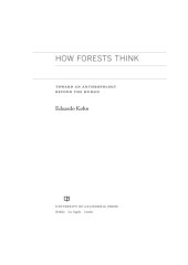 book How forests think: toward an anthropology beyond the human