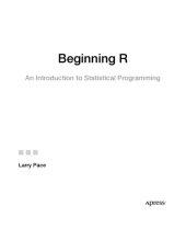 book Beginning R an introduction to statistical programming