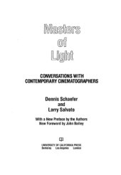 book Masters of light: conversations with contemporary cinematographers