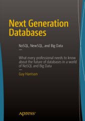 book Next generation databases: NoSQL, NewSQL, and Big Data