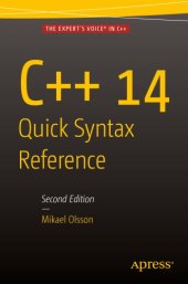 book C++17 quick syntax reference: apocket guide to the language, apis and library