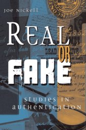 book Real or Fake Studies in Authentication