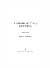 book A Natural History of California