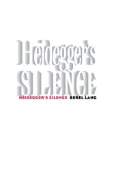 book Heidegger's silence