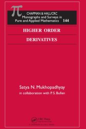 book Higher order derivatives