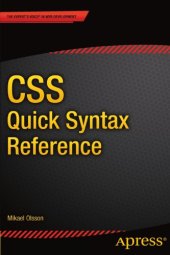 book CSS Quick Syntax Reference Guide