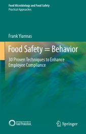 book Food safety = behavior - 30 proven techniques to enhance employee complianc