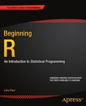 book Beginning R an introduction to statistical programming