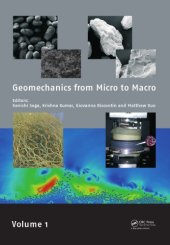 book Geomechanics from micro to macro: proceedings of the TC105 ISSMGE International Symposium on Geomechanics from Micro to Macro, Cambridge, UK, 1-3 September 2014