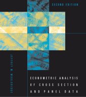 book Econometric Analysis of Cross Section and Panel Data