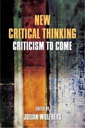 book New critical thinking: criticism to come