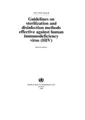 book Guidelines on sterilization and disinfection methods effective against human immunodeficiency virus (HIV)