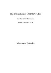 book The Ultimatum of God Nature