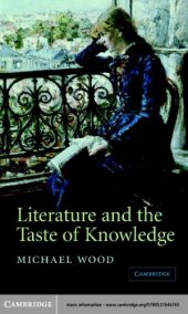 book Literature and the taste of knowledge