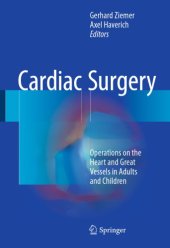 book Cardiac Surgery Operations on the Heart and Great Vessels in Adults and Children