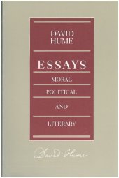 book Essays: Moral, Political, and Literary