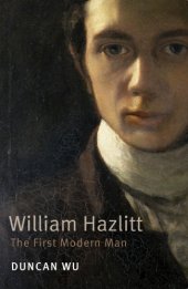 book William Hazlitt: The First Modern Man