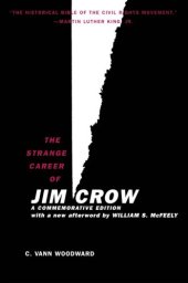 book The Strange Career of Jim Crow