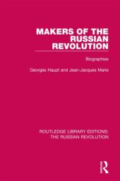 book Makers of the Russian Revolution: biographies