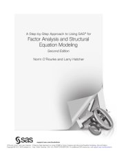 book A step-by-step approach to using SAS for factor analysis and structural equation modeling