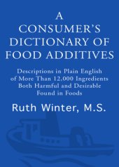 book A Consumer's Dictionary of Food Additives