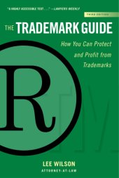 book The Trademark Guide: How You Can Protect and Profit from Trademarks