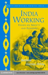 book India working essays on society and economy