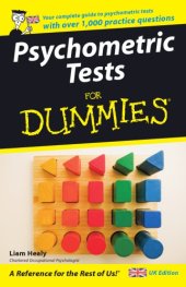 book Psychometric Tests For Dummies