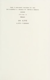 book De Cive: The Latin Version