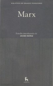 book Marx. Antología de textos de economía y filosofía