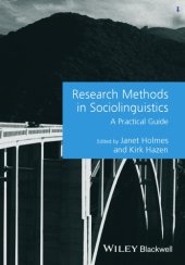 book Research Methods in Sociolinguistics