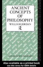 book Ancient Concepts of Philosophy