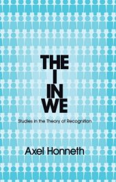 book The I in we: studies in the theory of recognition