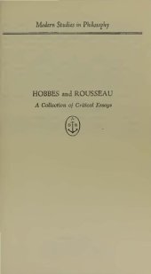 book Hobbes and Rousseau: A Collection of Critical Essays