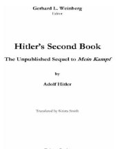 book Hitler's second book: the unpublished sequel to Mein Kampf