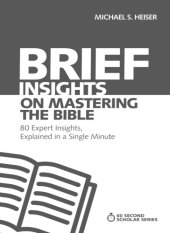 book Brief insights on mastering the Bible 80 expert insights, explained in a single minute