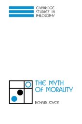 book The myth of morality