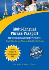 book Multi-Lingual Phrase Passport for Gluten and Allergen Free Travel