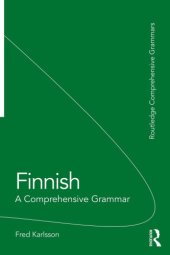 book Finnish: a comprehensive grammar