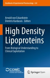 book High Density Lipoproteins From Biological Understanding to Clinical Exploitation