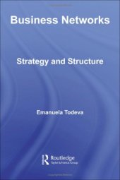 book Business Networks: Strategy and Structure