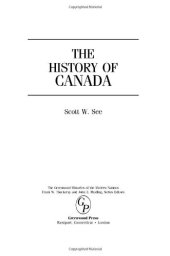 book The History of Canada