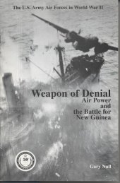 book Weapon of Denial: Air Power and the Battle for New Guinea