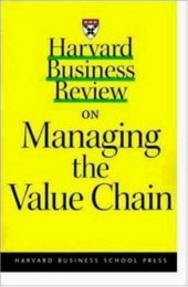 book Harvard Business Review on Managing the Value Chain