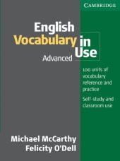 book English Vocabulary in Use. Advanced