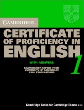 book Cambridge Certificate of Proficiency in English 5 Self Study Pack: Examination Papers from University of Cambridge ESOL Examinations